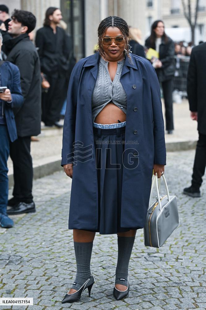 PFW Miu Miu Arrivals