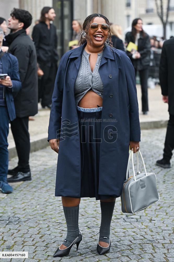 PFW Miu Miu Arrivals
