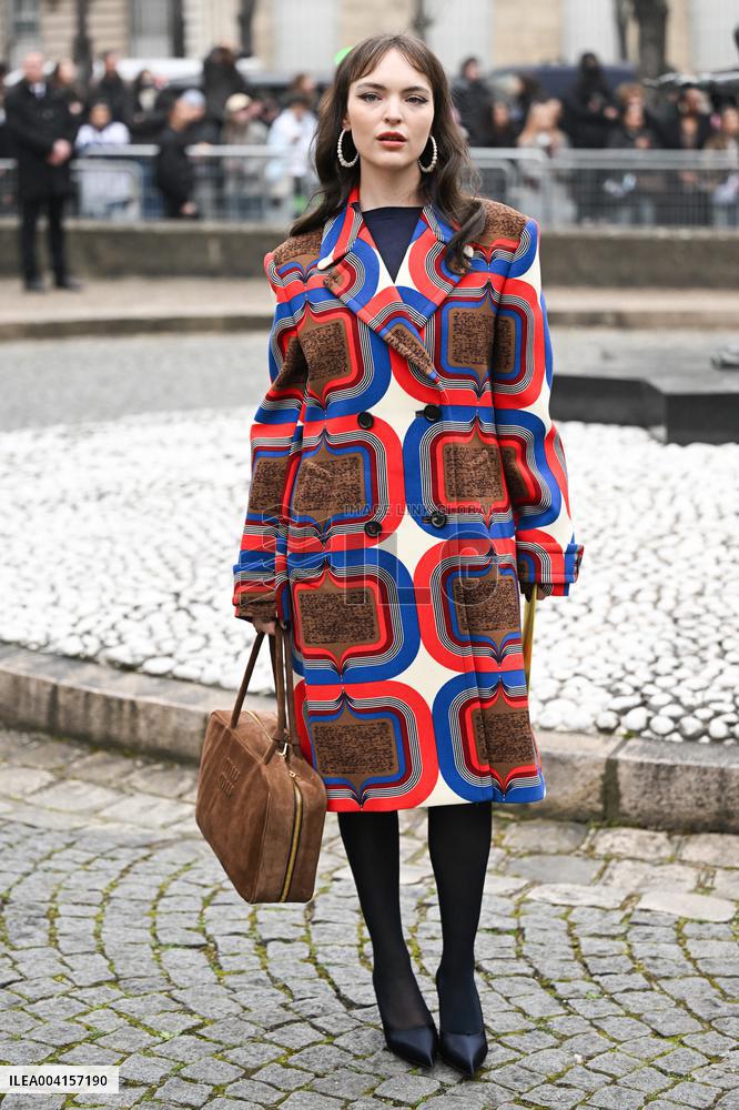 PFW Miu Miu Arrivals