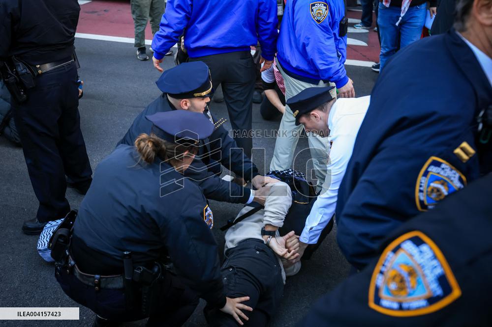 Pro-Palestine Protest - NYC