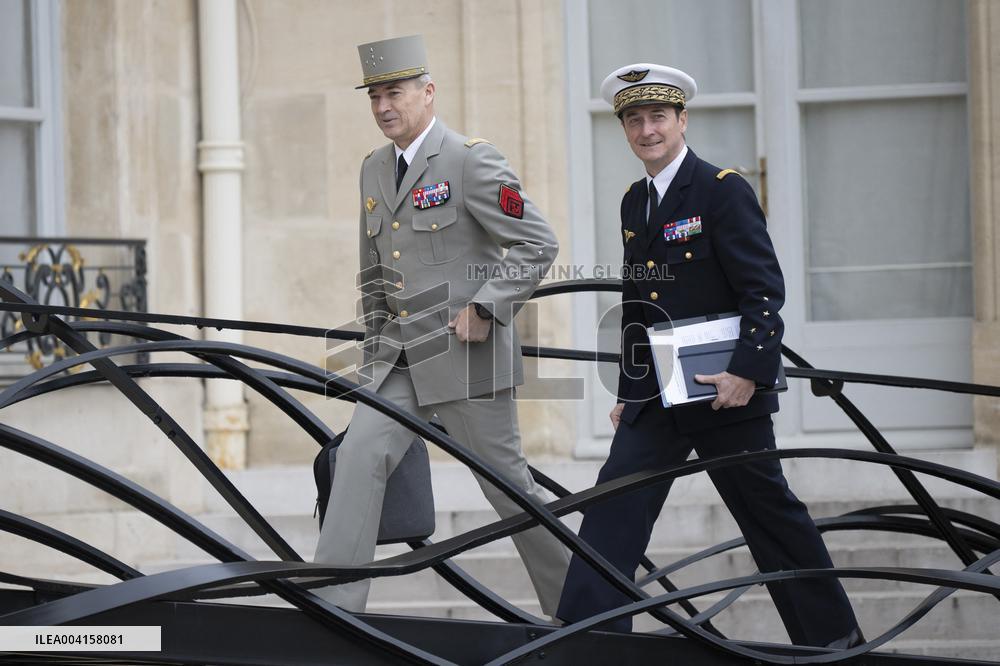 Weekly Cabinet Meeting - Paris