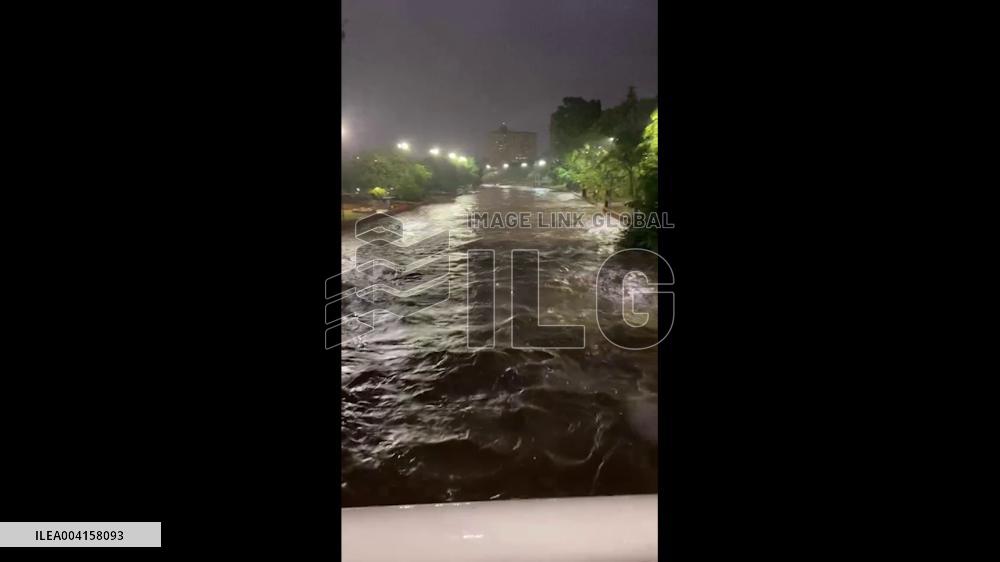 Argentina: Day of Heavy Rains Batter Cordoba, Causing Rivers to Swell