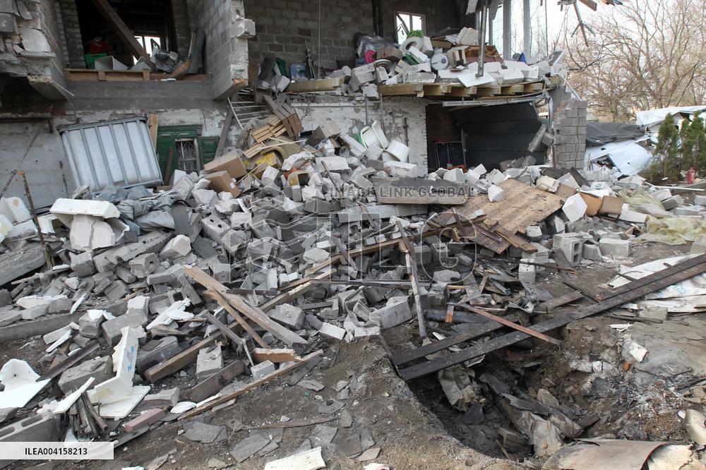 Dnipro after Russian drone attack