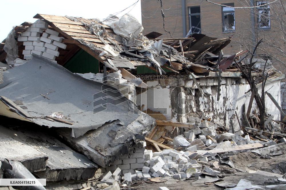 Dnipro after Russian drone attack