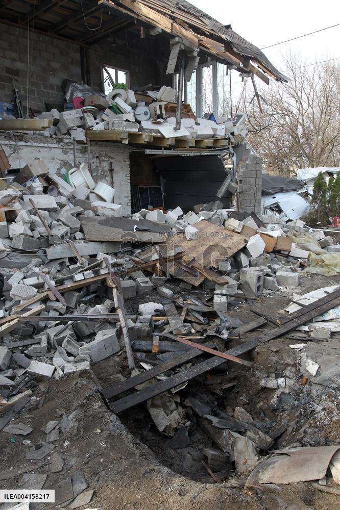 Dnipro after Russian drone attack