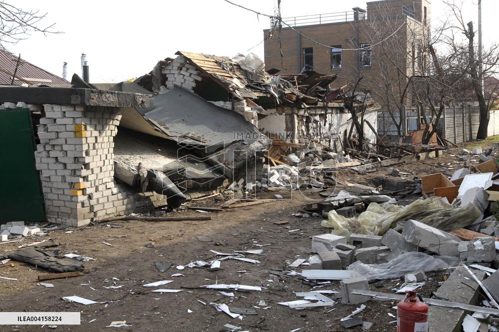 Dnipro after Russian drone attack