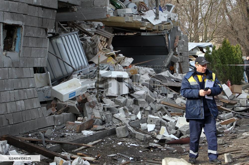 Dnipro after Russian drone attack