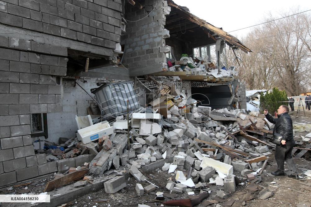 Dnipro after Russian drone attack