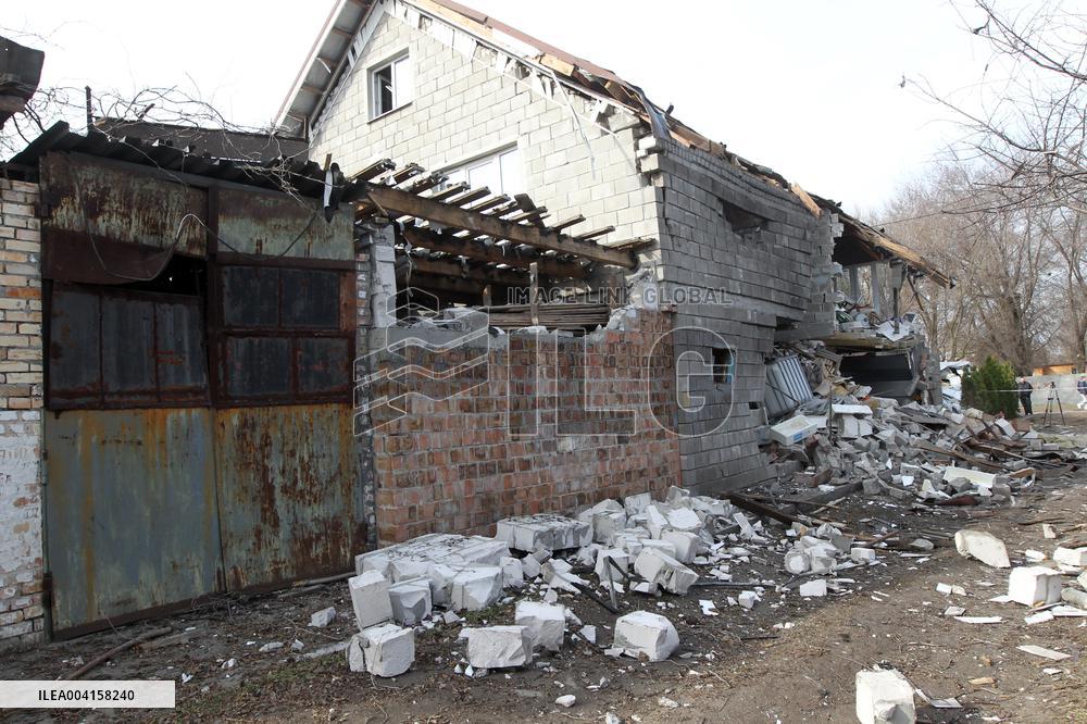 Dnipro after Russian drone attack