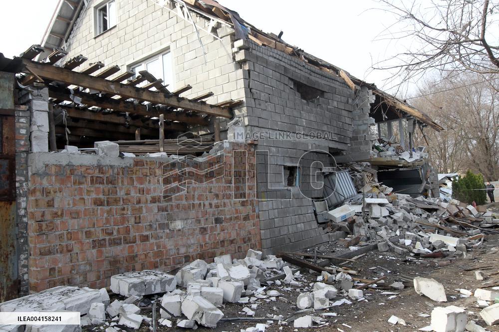 Dnipro after Russian drone attack