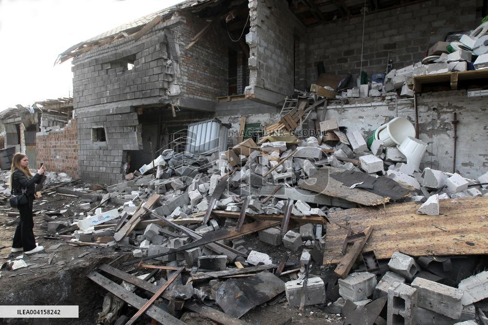 Dnipro after Russian drone attack