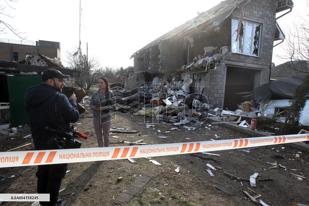 Dnipro after Russian drone attack