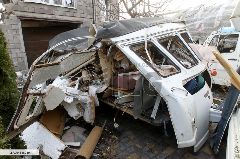 Dnipro after Russian drone attack