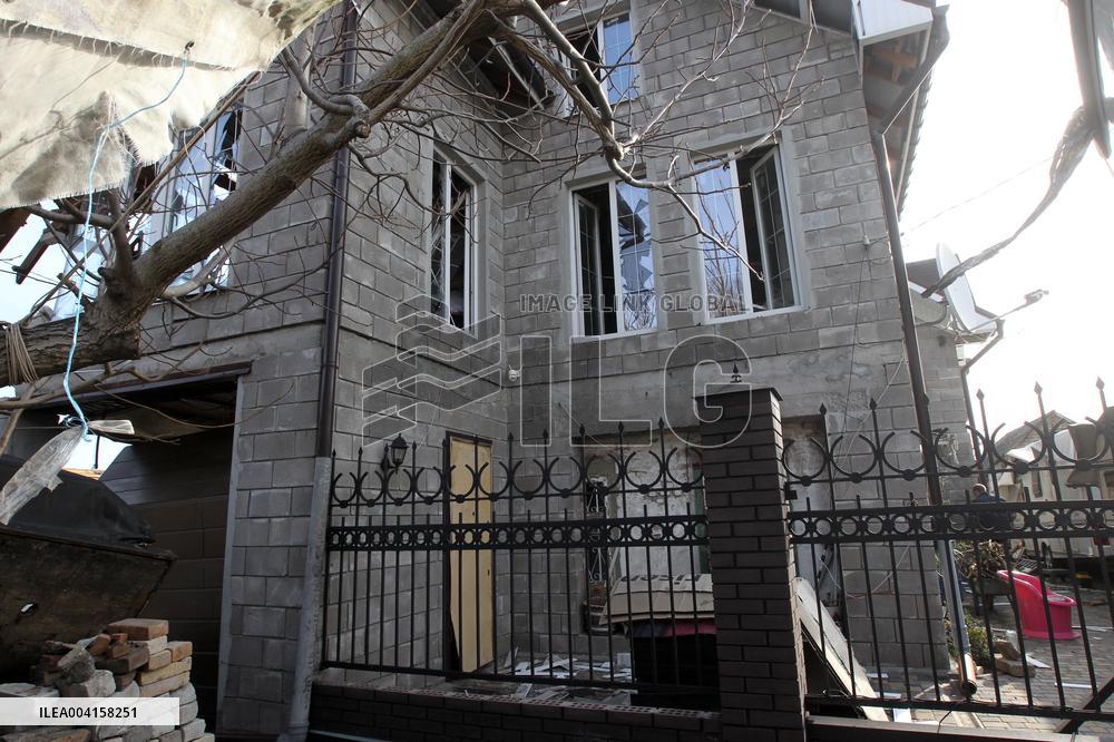 Dnipro after Russian drone attack