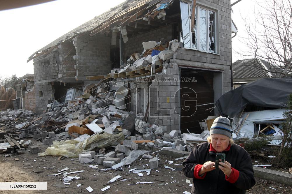 Dnipro after Russian drone attack