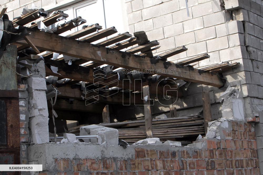 Dnipro after Russian drone attack