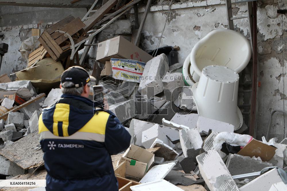 Dnipro after Russian drone attack