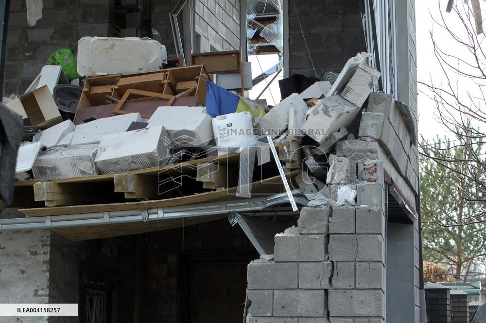 Dnipro after Russian drone attack