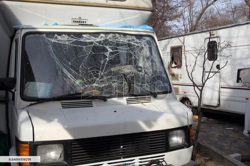 Dnipro after Russian drone attack