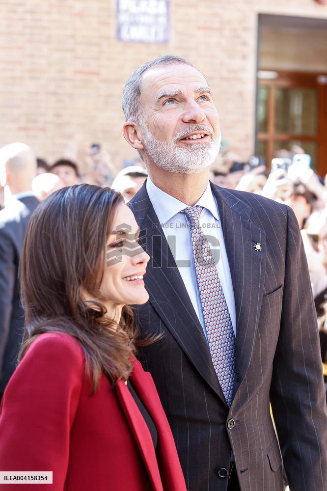 Royals return to Valencia to meet with businessmen and social entitie