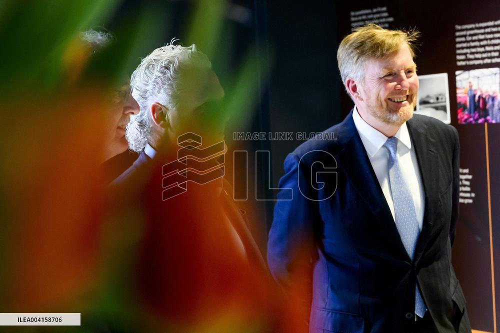 King Willem Alexander Visits Pepper and Tulip Growers - Netherlands