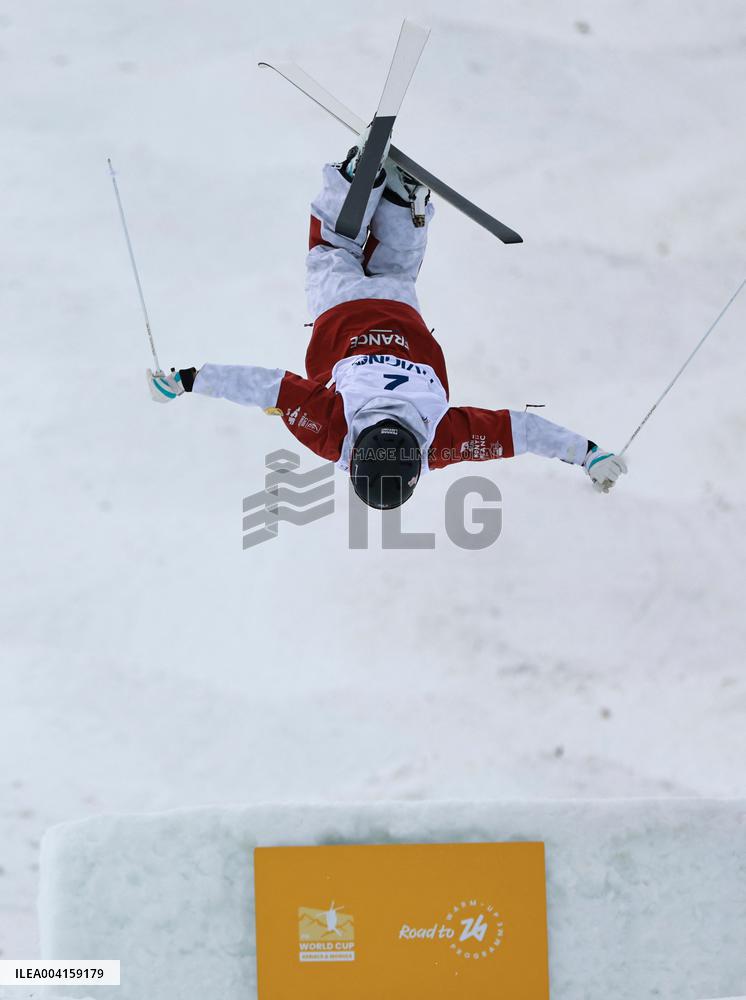 Perrine Laffont Wins Bronze In Final of Moguls World Cup - Italy