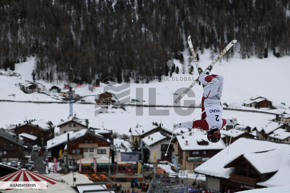 Perrine Laffont Wins Bronze In Final of Moguls World Cup - Italy