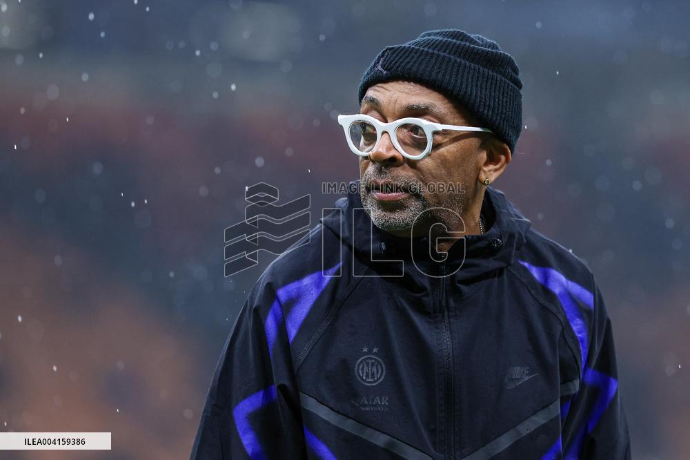 Spike Lee At FC Internazionale vs Feyenoord Match - Milan