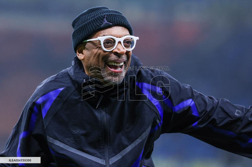 Spike Lee At FC Internazionale vs Feyenoord Match - Milan