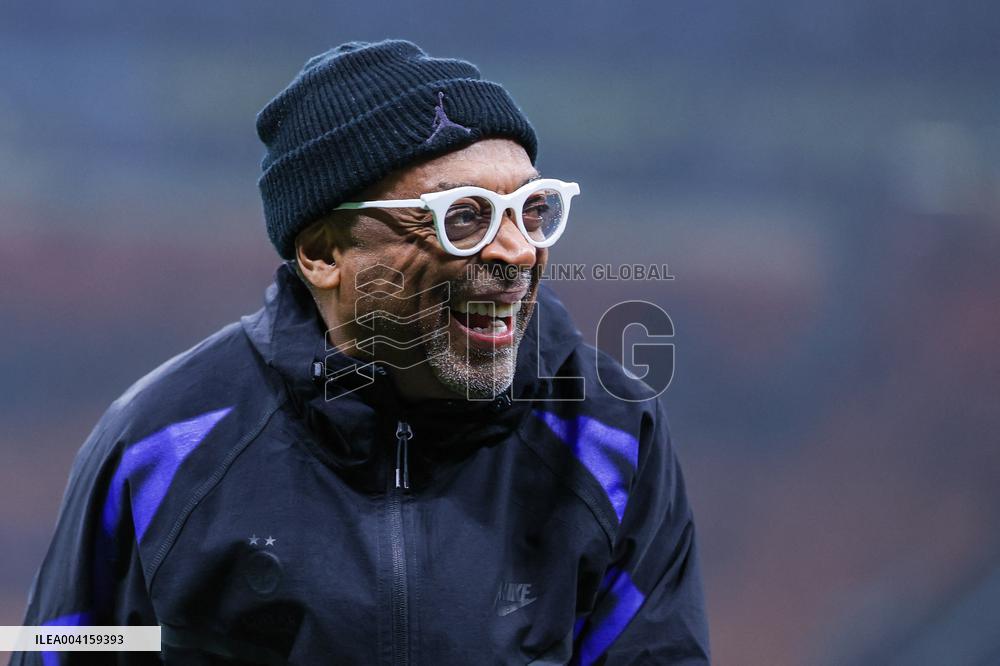 Spike Lee At FC Internazionale vs Feyenoord Match - Milan
