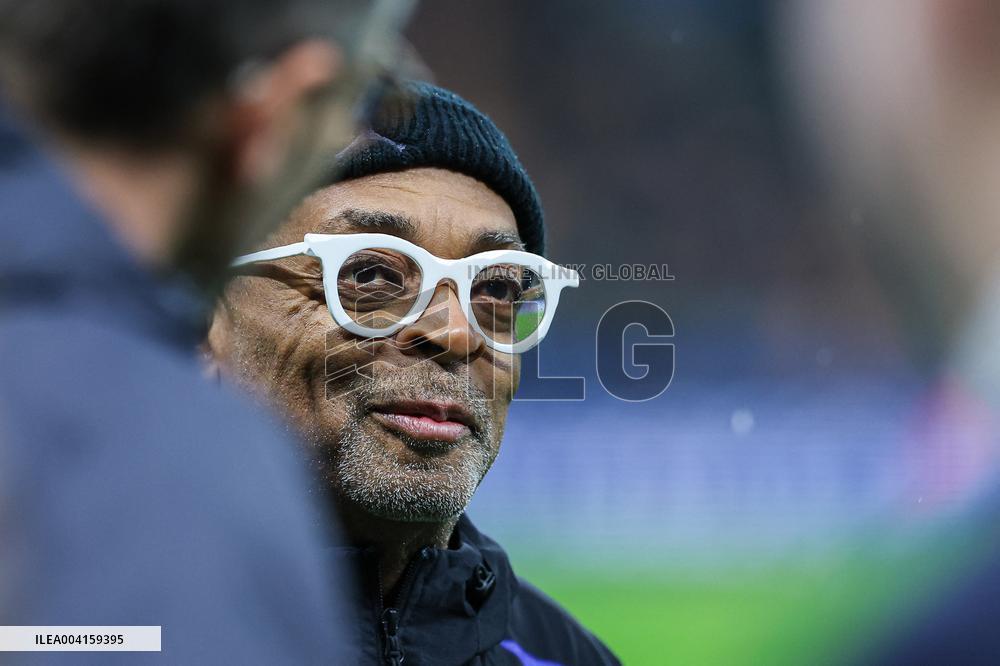 Spike Lee At FC Internazionale vs Feyenoord Match - Milan