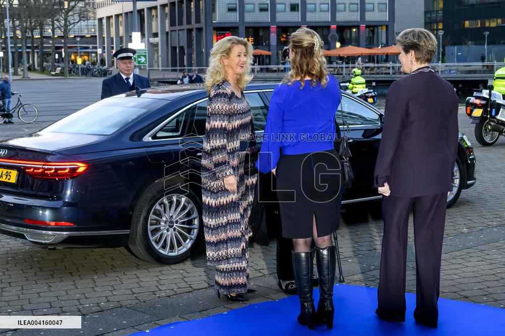 Princess Beatrix and Princess Mabel at the Prince Friso Engineering Award