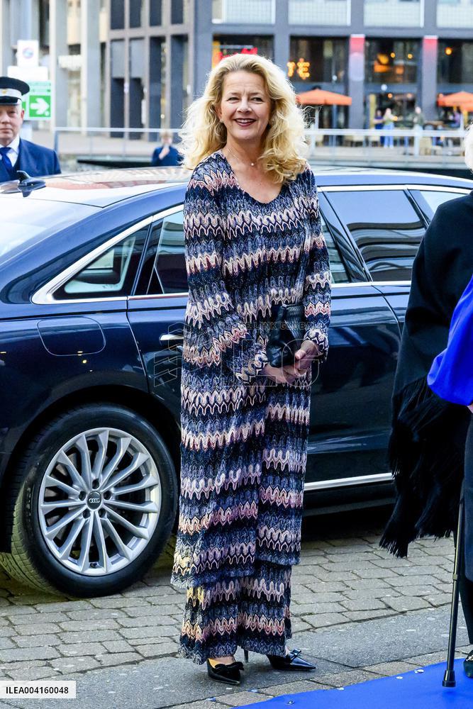 Princess Beatrix and Princess Mabel at the Prince Friso Engineering Award