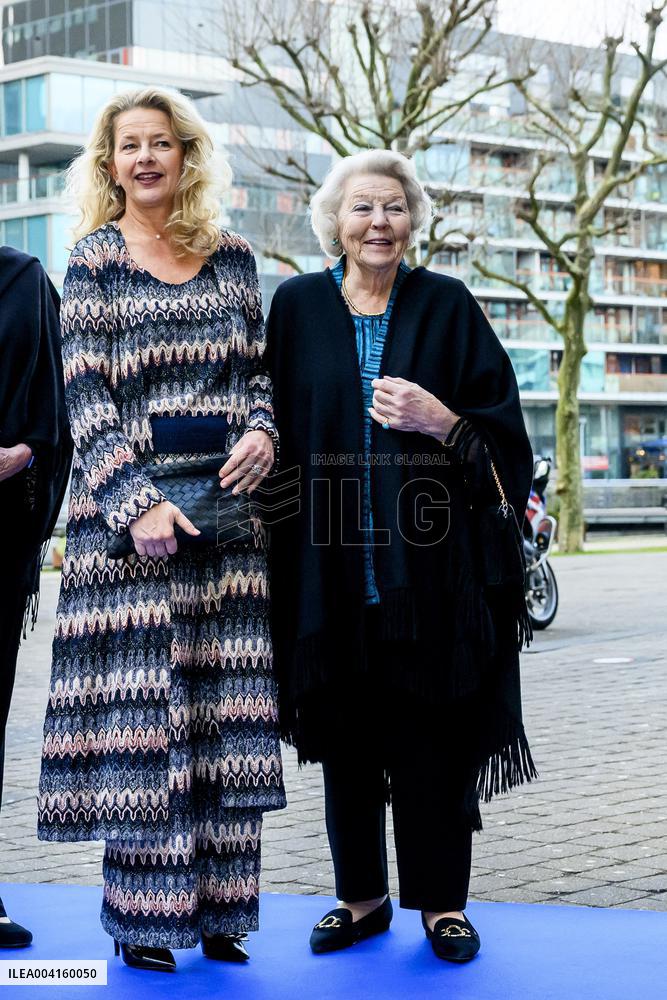 Princess Beatrix and Princess Mabel at the Prince Friso Engineering Award