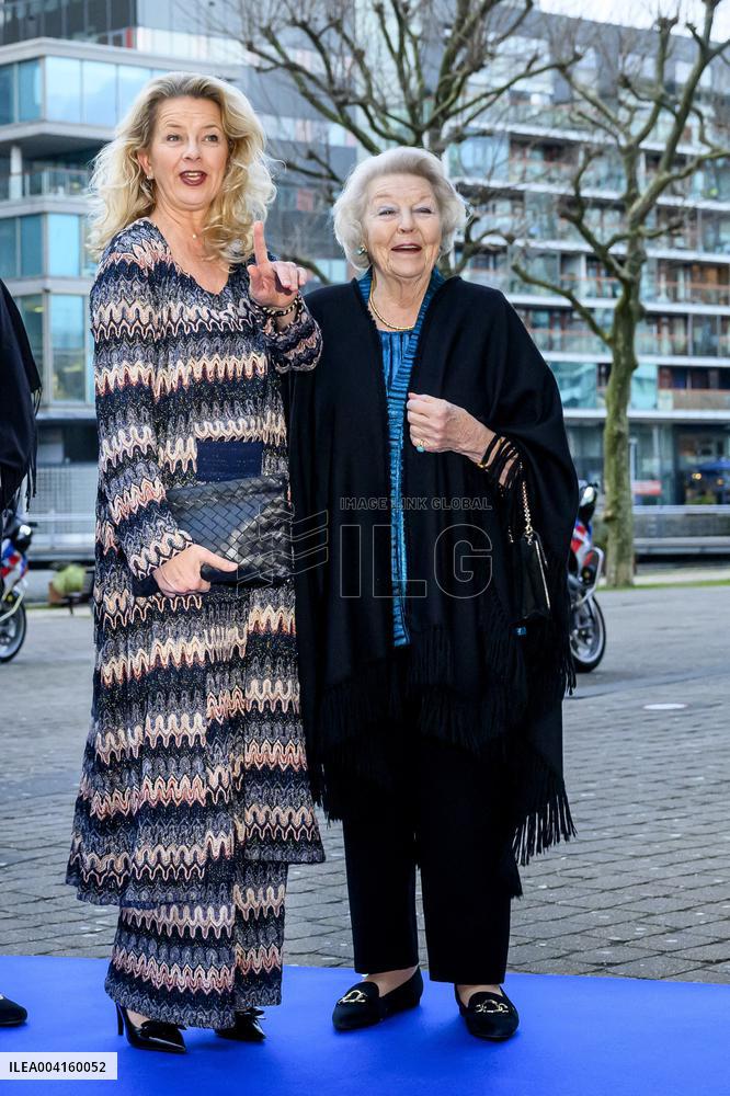 Princess Beatrix and Princess Mabel at the Prince Friso Engineering Award