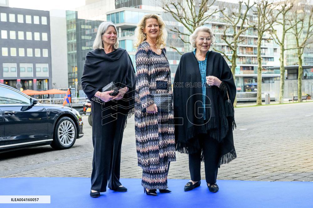 Princess Beatrix and Princess Mabel at the Prince Friso Engineering Award