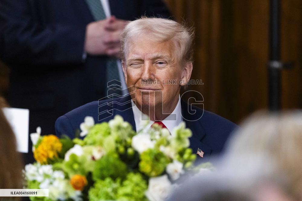 President Trump attend Friends of Ireland luncheon