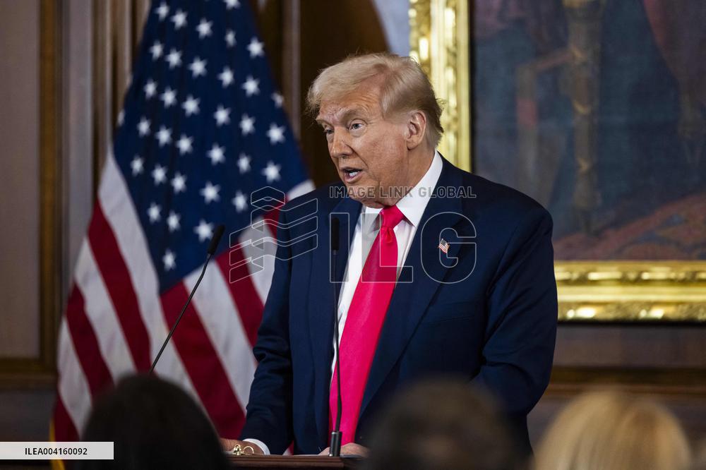 President Trump attend Friends of Ireland luncheon