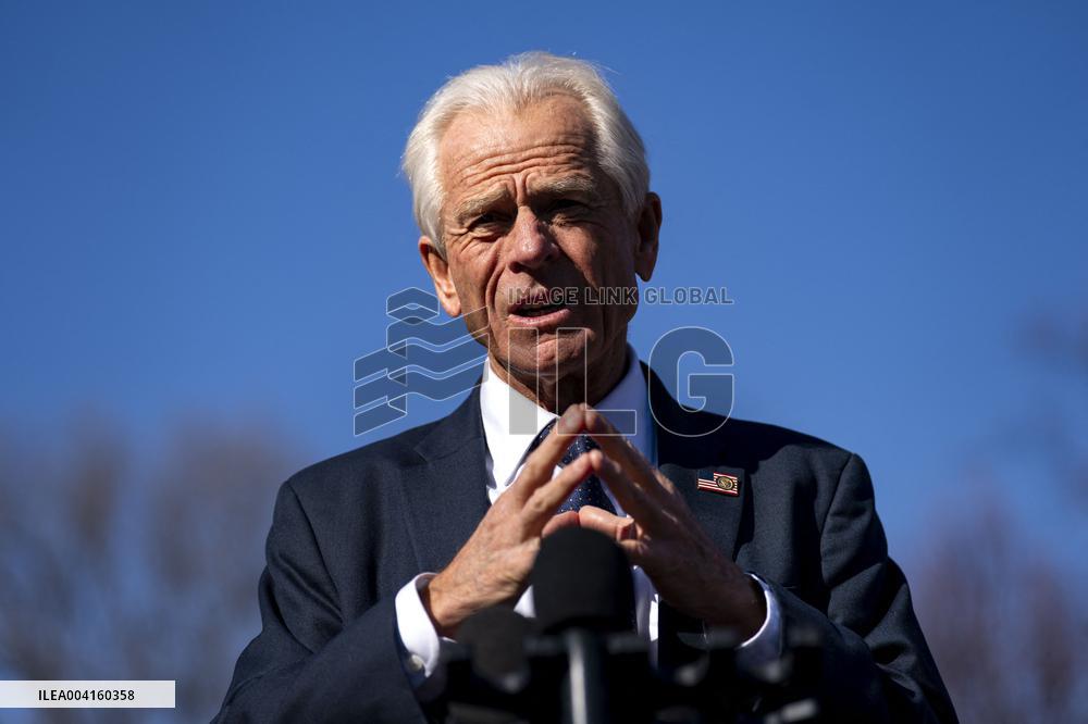 Counselor to the President Peter Navarro Gaggles Outside Oval