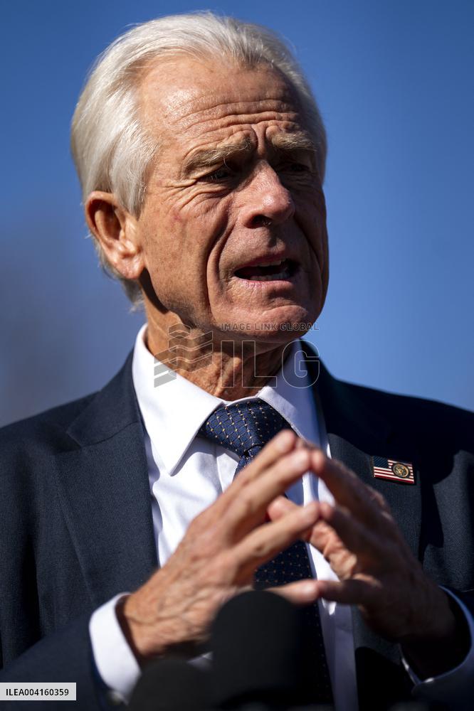 Counselor to the President Peter Navarro Gaggles Outside Oval