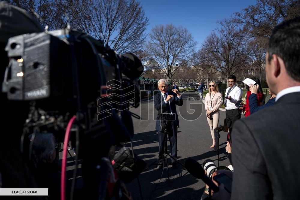 Counselor to the President Peter Navarro Gaggles Outside Oval