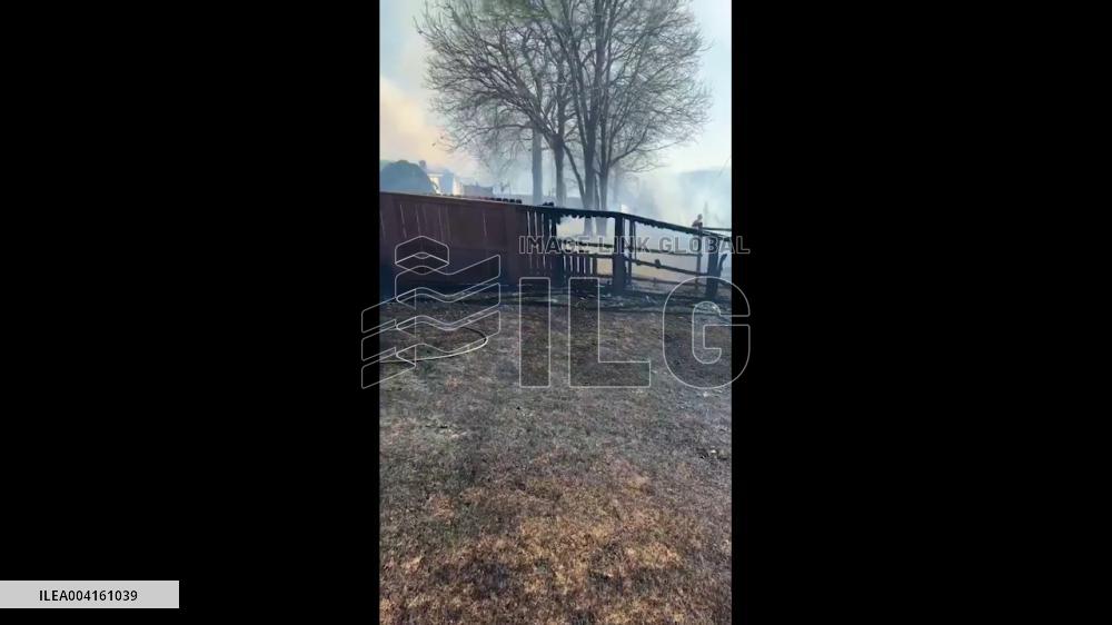 US: Brush Fires Break Out in Walker County, Georgia, Homes Burned