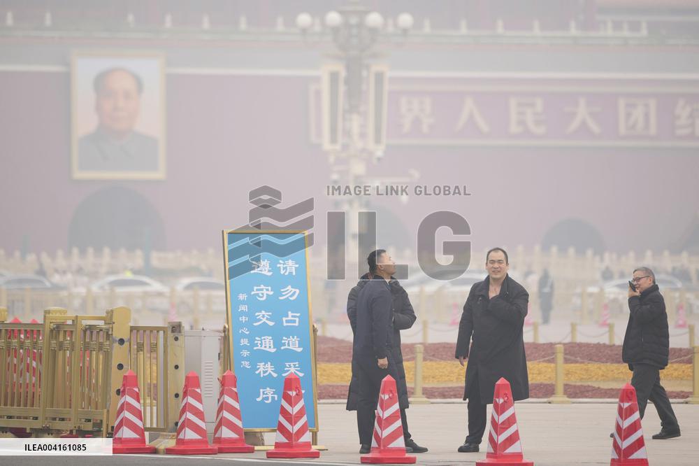 CORRECTED: Beijing hit by sandstorm