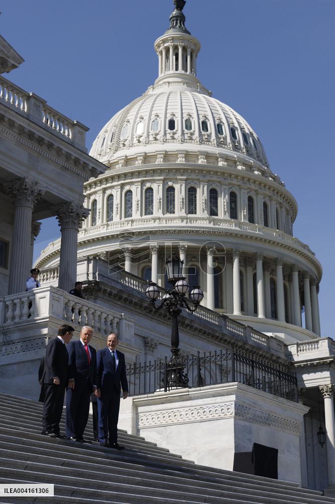 Trump Johnson and Martin Capitol Reception - Washington