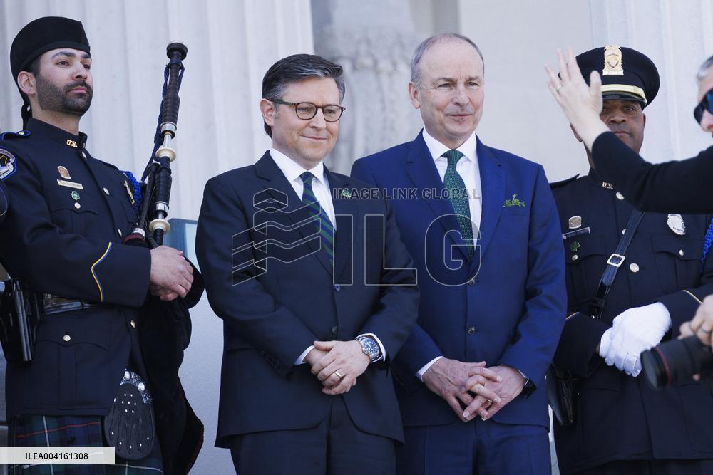Trump Johnson and Martin Capitol Reception - Washington