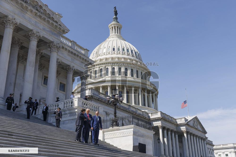 Trump Johnson and Martin Capitol Reception - Washington
