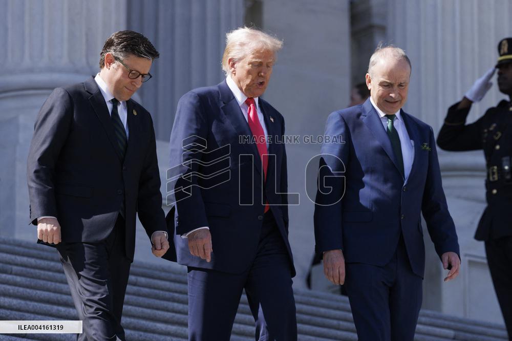 Trump Johnson and Martin Capitol Reception - Washington