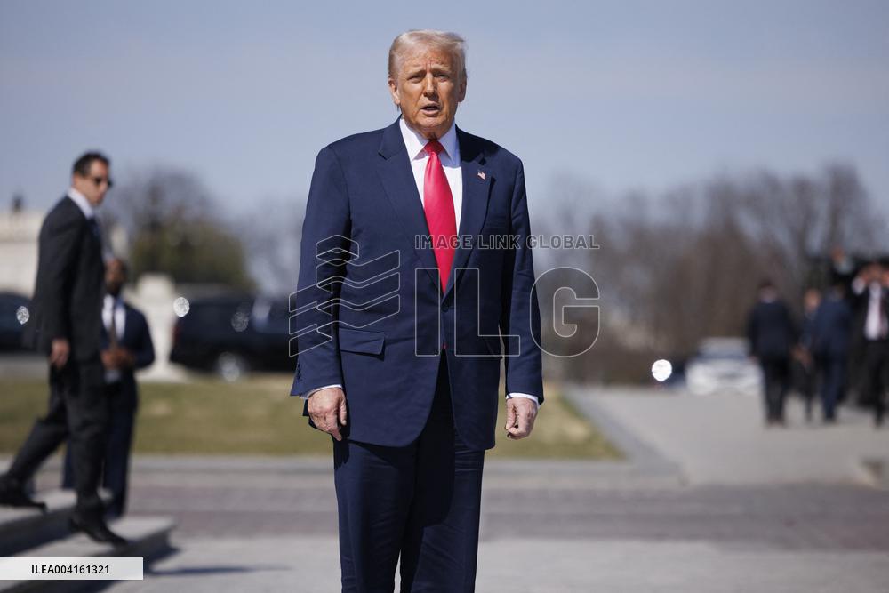 Trump Johnson and Martin Capitol Reception - Washington