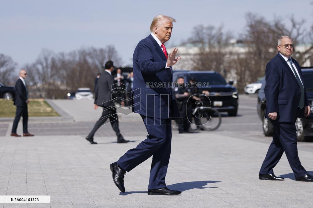 Trump Johnson and Martin Capitol Reception - Washington