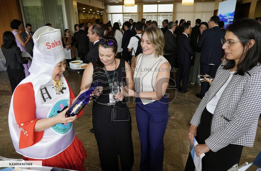 Japanese sake promotion in Brazil